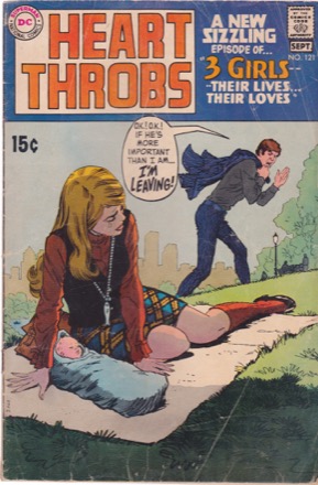 Heart Throbs September 1969 No. 121by: N/A
