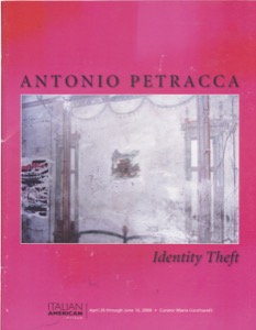 Antonio Petracca: Identity Theft (INSCRIBED COPY)by: Maria Cocchiarelli / Antonio Petracca