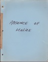 Absence of Malice: an Original Screenplayby: Luedtke, Kurt