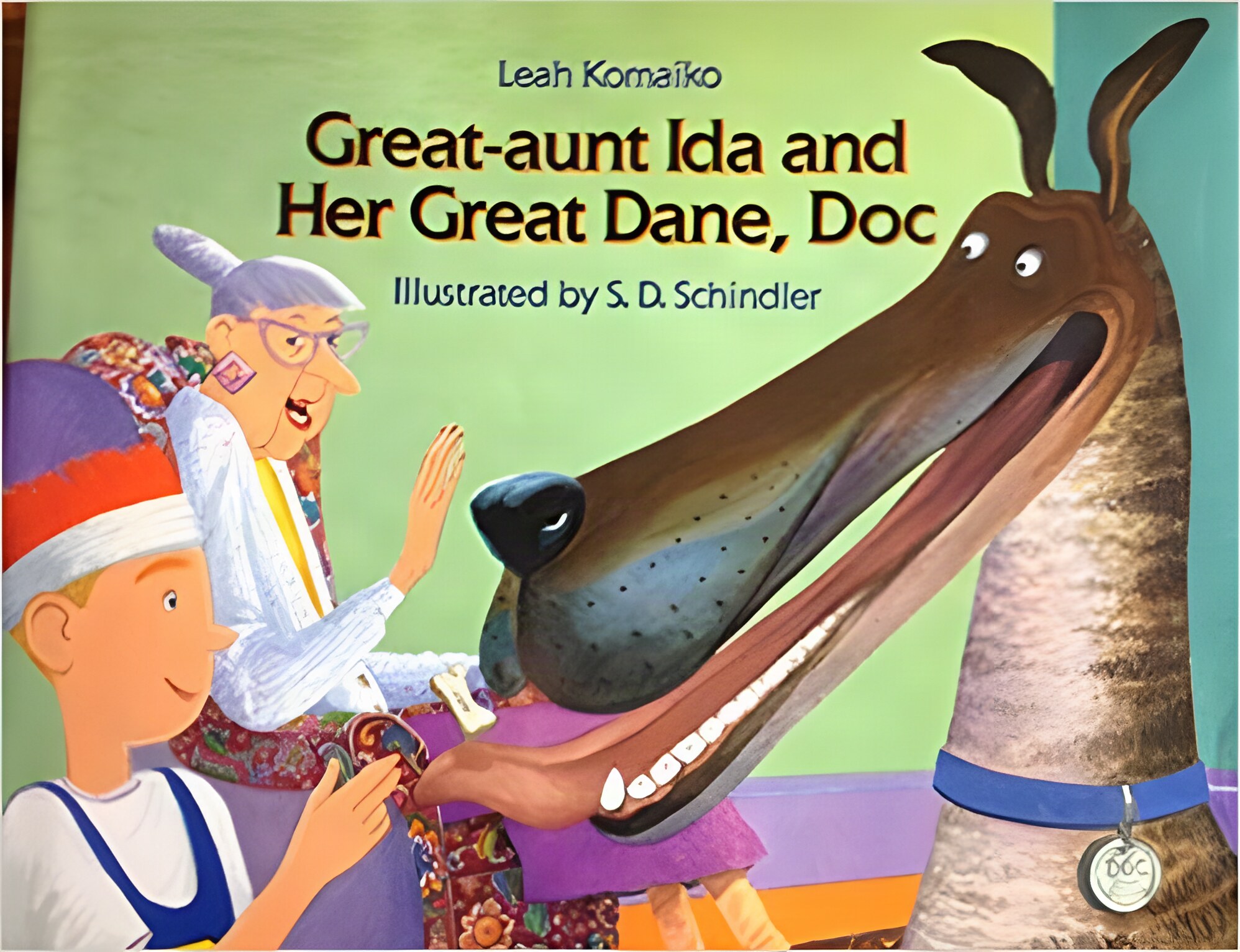 Great-Aunt Ida and Her Great Dane, Docby: Komaiko/S.D. Schindler Leah