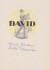 David - From the Story Told in the First Book of Samuel and the First Book of Kings (SIGNED COPY)by: Petersham, Maud/Miska Petersham