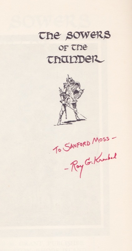 Sowers of the Thunder, The (SIGNED BY ILLUSTRATOR)by: Howard, Robert E.
