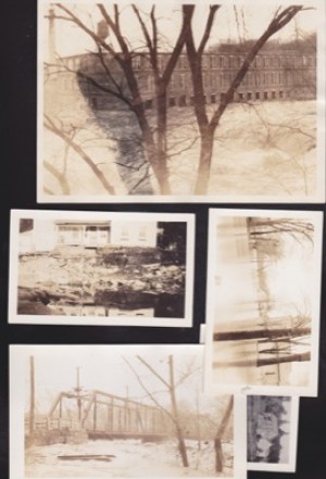 6 ORIGINAL B&W PHOTOS OF 1927 VERMONT FLOOD/ Various sizesby: N/A