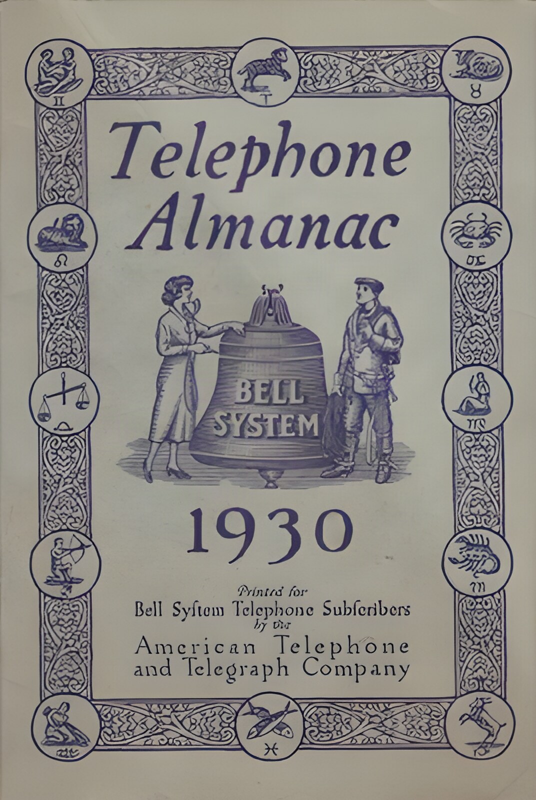 TELEPHONE ALMANAC: 1930/ AT&T Brochureby: N/A