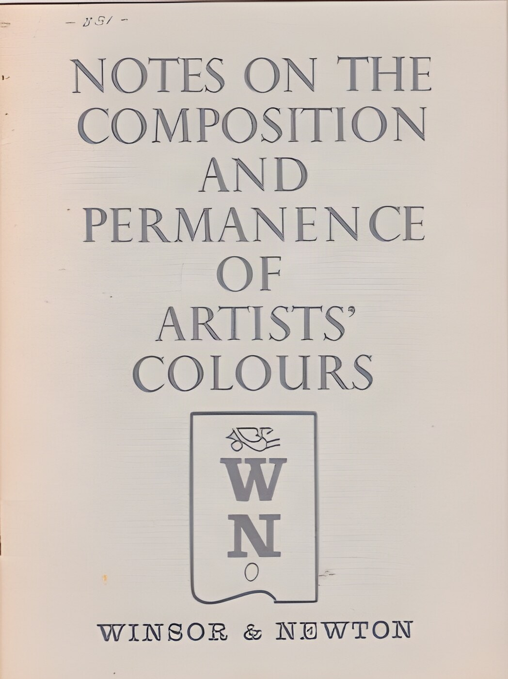 Notes on the Composition and Permanence of Artist's Coloursby: N?a