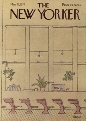 ORIGINAL VINTAGE MAGAZINE COVER:  New Yorker May 23 1977 -Classroom  by: Robert Tallon (Illust.)