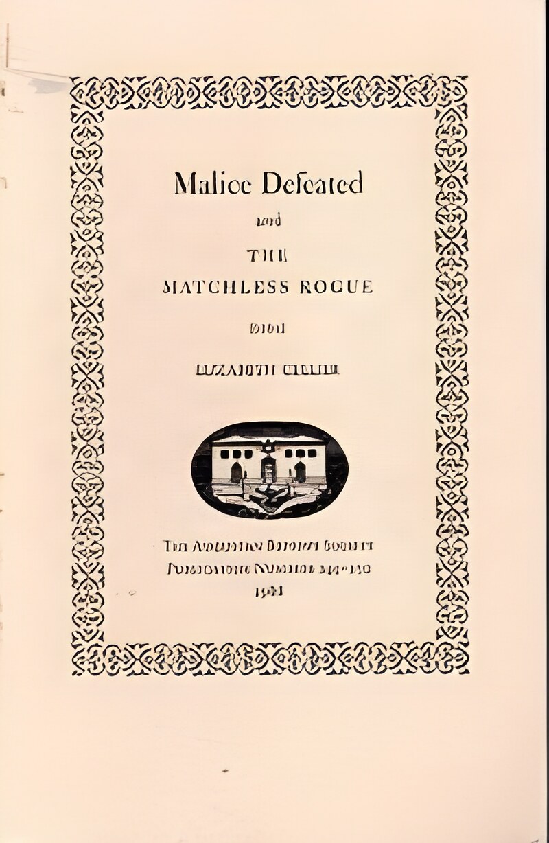 Malice Defeated and The Matchless Rogue (1680 )by: Elizabeth Cellier