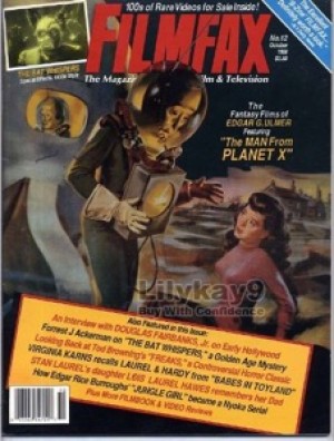 FILMFAX Movie & TV Magazine #12 October 1988 FN+ 6.5 Man From Planet X/Bat Whispersby: N/A