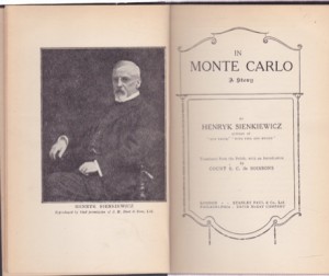 In Monte Carlo: A Story by: Henryk Sienkiewicz