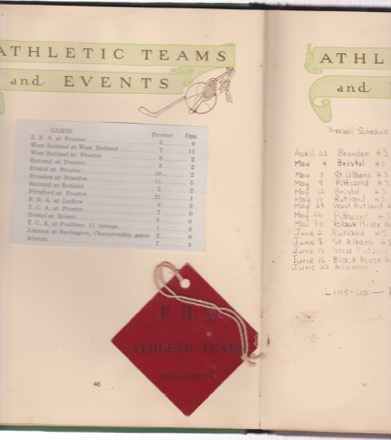 High School Memory Book/ Proctor, Vermontby: Nina Marion Eckley
