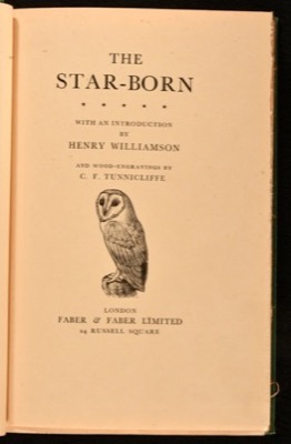 The Star-Born by: Henry Williamson