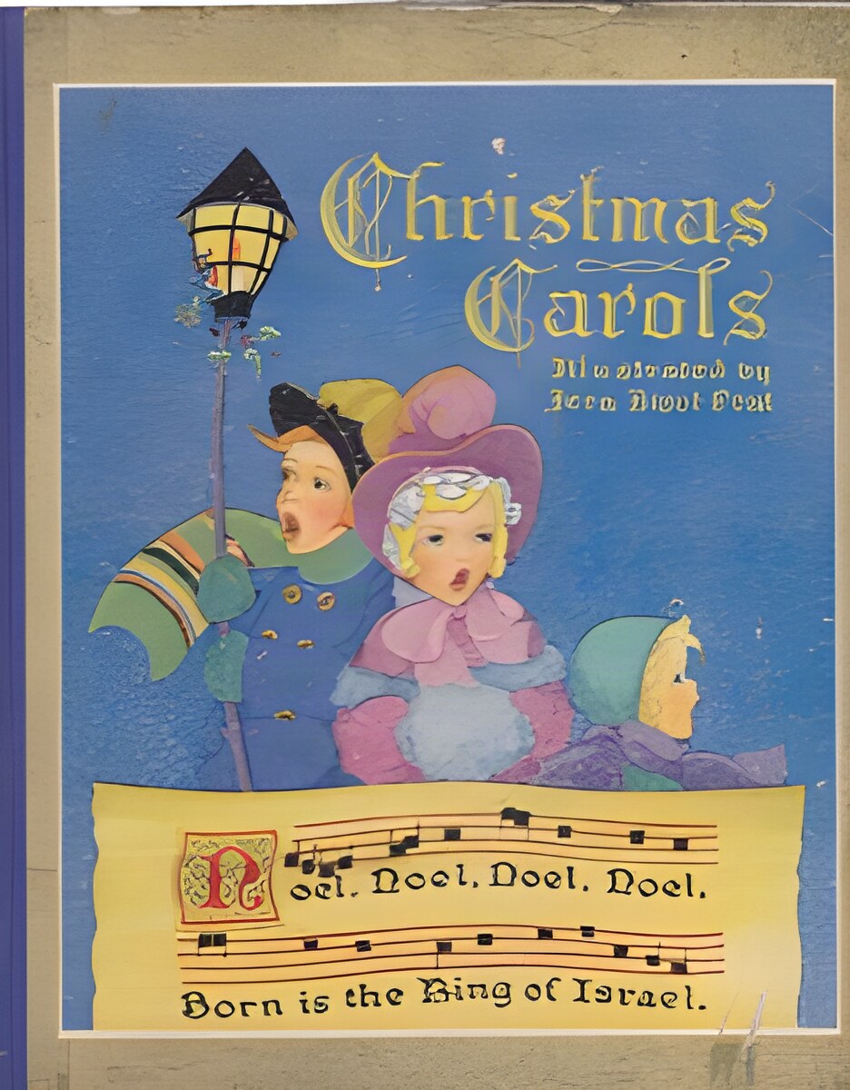 Christmas Carols with the Christmas Story as told by St. Luke and St. Matthew by: Frank Edwin Peat (Illustrated by Fern Bisel Peat); Manuscript Scores by Wenzel Kubel