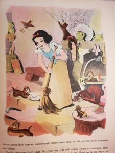 Walt Disney's Snow White and the Seven Dwarfs-An Authorized Book of the Walt Disney Movie. Linen Like, #925by: Disney, Walt 