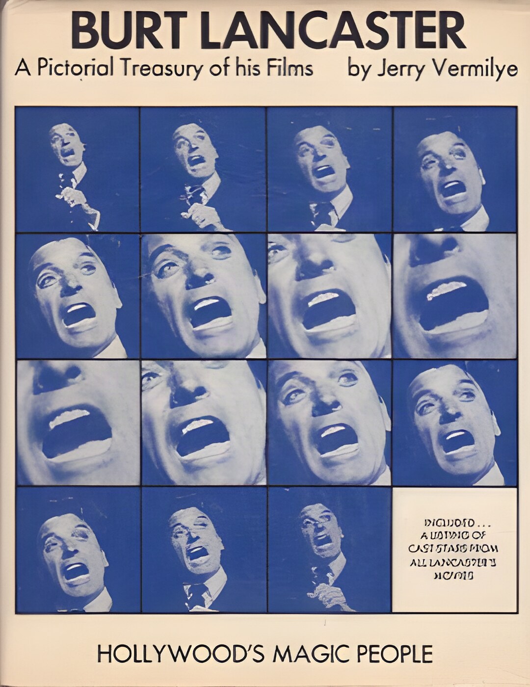 Burt Lancaster: A Pictorial Treasury of His Films (Hollywood's Magic People) by: Jerry Vermilye