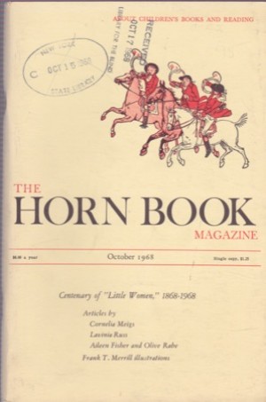 Horn Book Magazine October 1968by: Louisa May Alcott, Frank Merrill