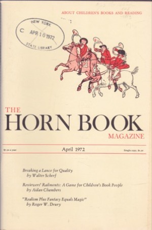 Horn Book Magazine April 1972by: Robert Lawson
