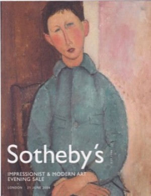 Sotheby's: Impressionist & Modern Art Evening Sale - London 21 June 2004by: Sotheby's