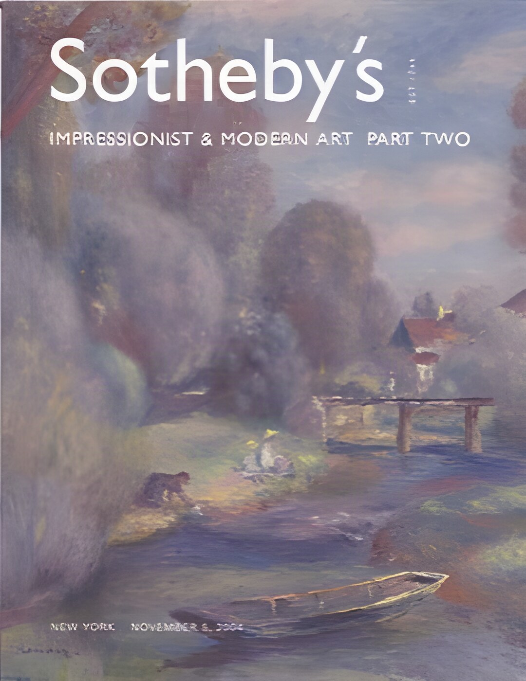 Sotheby's: Impressionist & Modern Art - Part Two New York November 5 2004by: Sotheby's