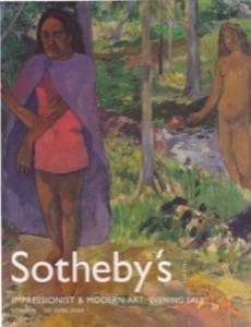 Sotheby's: Impressionist & Modern Art - Evening Sale London 23 June 2003by: Sotheby's