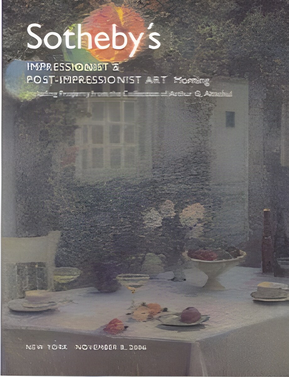 Sotheby's: Impressionist & Post-Impressionist Art Morning / Including Property from the Collection of Arthur G. Altschul New York  November 8 2006by: Sotheby's