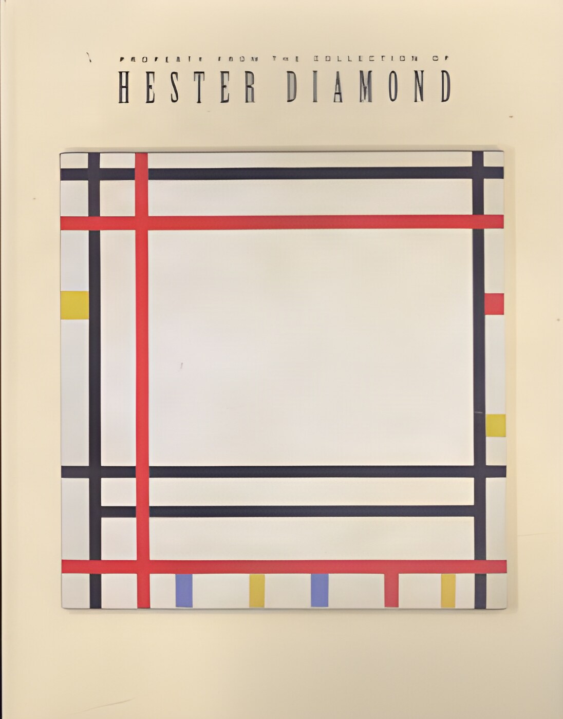 Property from the Collection of Hester Diamond: New York November 4, 2004 by: Sotheby's 