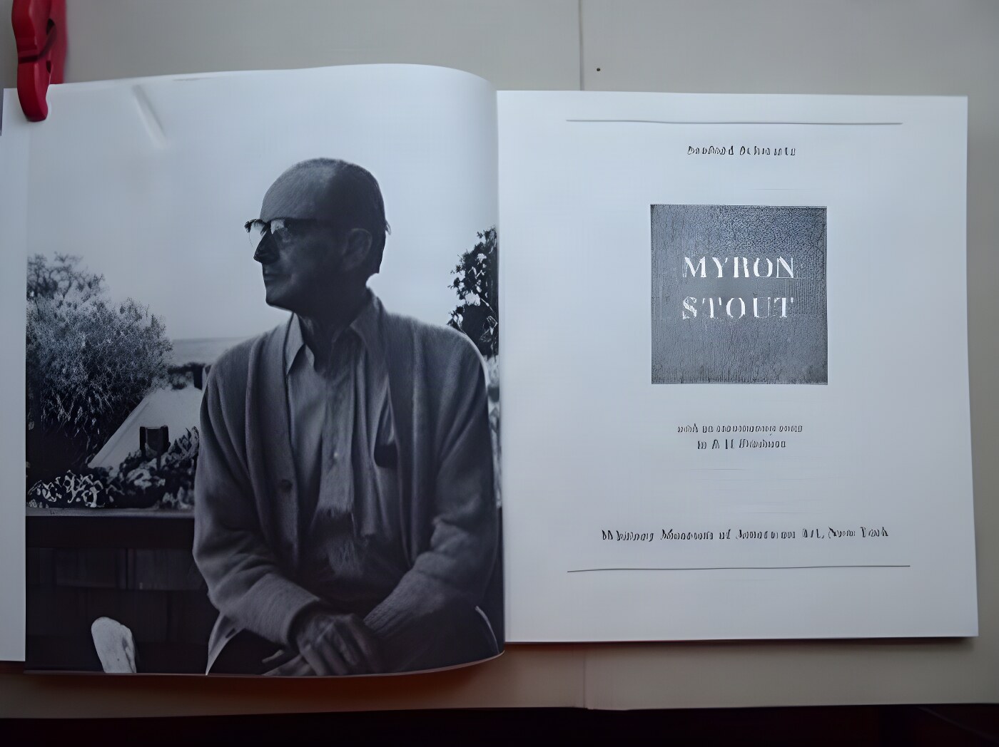 Myron Stout by: Schwartz, Sanford 