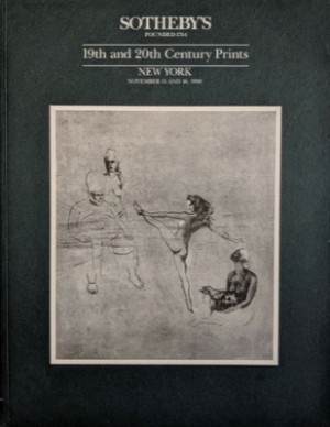19th and 20th Century Prints: Auction November 15 and 16, 1990 - Sale 6100by: Sotheby's