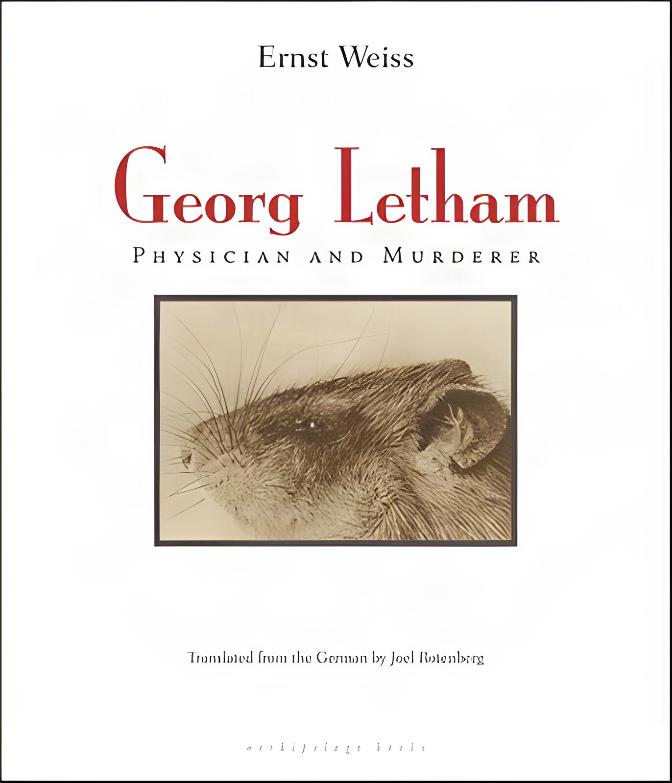 Georg Letham: Physician and Murdererby: Ernst Weiss /Joel Rotenberg (Translator)