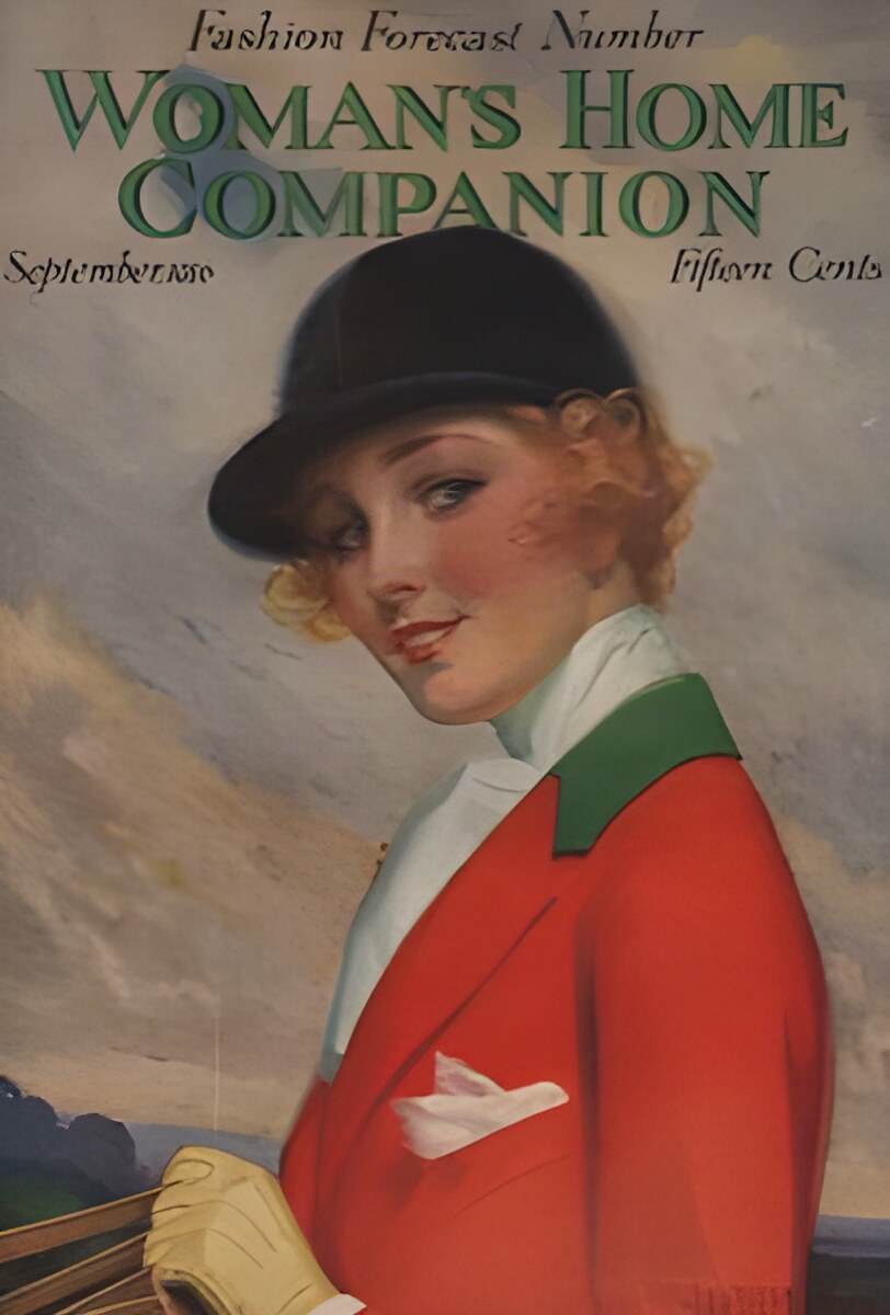 ORIG VINTAGE MAGAZINE COVER/ WOMAN'S HOME COMPANION - SEPTEMBER 1916by: Brehm (Illust.), George