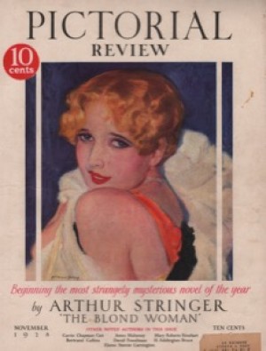 ORIG VINTAGE MAGAZINE COVER/  PICTORIAL REVIEW - NOVEMBER 1928 Illus. McClelland Barclayby: Barclay (Illust.), McClelland
