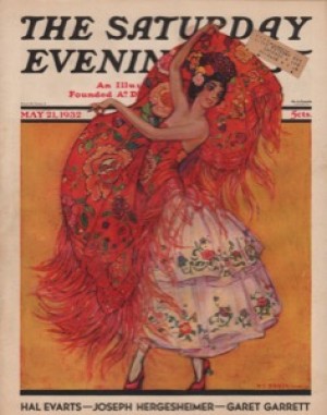 ORIG VINTAGE MAGAZINE COVER/ SATURDAY EVENING POST - MAY 21 1932by: Soulen (Illust.), H.j.