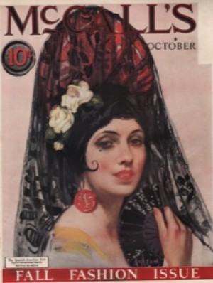 ORIG VINTAGE MAGAZINE COVER/ MCCALL'S - OCTOBER 1924by: McMein (Illust.), Neysa