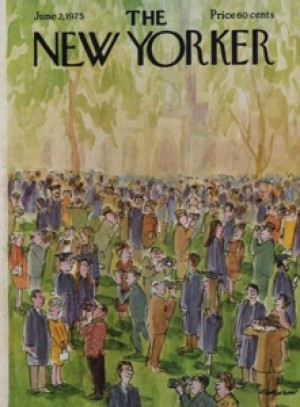 ORIG VINTAGE MAGAZINE COVER/ THE NEW YORKER - JUNE 2 1975by: Stevenson (Illust.), James