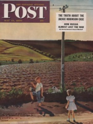 ORIG VINTAGE MAGAZINE COVER/ SATURDAY EVENING POST - MAY 13 1950by: Falter (Illust.), John