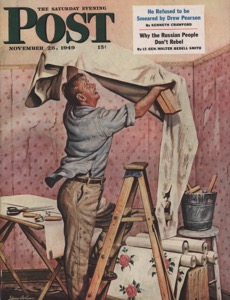 ORIG VINTAGE MAGAZINE COVER/ SATURDAY EVENING POST - NOVEMBER 26 1949by: Dohanos (Illust.), Stevan