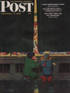 ORIG VINTAGE MAGAZINE COVER/ SATURDAY EVENING POST - DECEMBER 9 1950 Illus. Coby Whitmoreby: Whitmore (Illust.), Coby