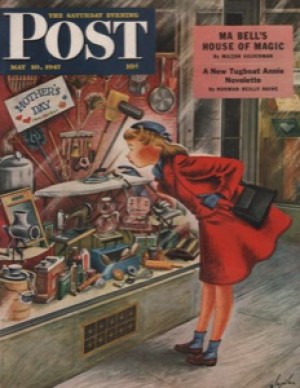 ORIG VINTAGE MAGAZINE COVER/ SATURDAY EVENING POST - MAY 10 1947by: Alajalov (Illust.), Constantin