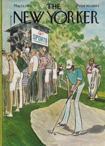 ORIG VINTAGE MAGAZINE COVER/ THE NEW YORKER - MAY 13, 1974 Illus. Charles Saxonby: Saxon (Illust.), Charles