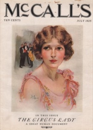 ORIG VINTAGE MAGAZINE COVER/ MCCALL'S - JULY 1925 Illus. Neysa McMeinby: McMein (Illust.), Neysa