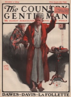 ORIG VINTAGE MAGAZINE COVER/ THE COUNTRY GENTLEMAN - OCTOBER 11 1924by: Prince (Illust.), William Meade