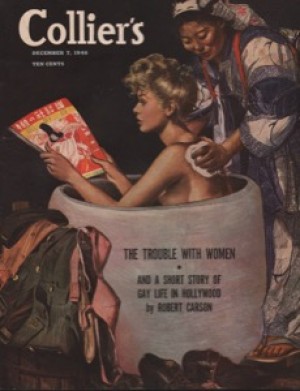 ORIG VINTAGE MAGAZINE COVER/ COLLIER'S - DECEMBER 7 1946 Illus. Martha Sawyersby: Sawyers (Illust.), Martha