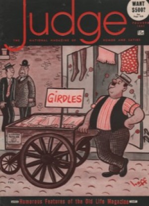 ORIG VINTAGE MAGAZINE COVER/ JUDGE APRIL 1947 Illus. Syd Hoffby: Hoff (Illust.), Syd