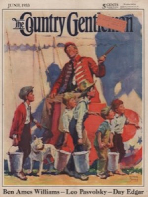 ORIG VINTAGE MAGAZINE COVER/ COUNTRY GENTLEMAN - JUNE 1933 Circus sceneby: Prince (Illust.), William Meade