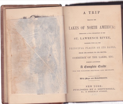 A Trip Through the Lakes of North America: Embracing a full description of the St. Lawrence River...(1857)by: John Disturnell