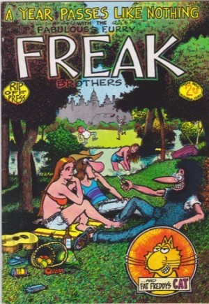 A Year Passes Like Nothing with the Fabulous Furry Freak Brothersby: Gilbert Shelton