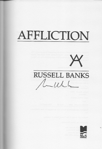 Affliction (SIGNED COPY)by: Banks, Russell