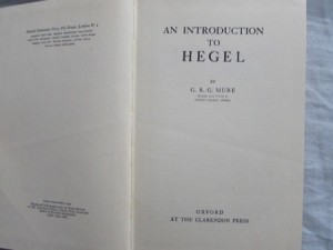 An Introduction to Hegelby: Mure, G. R. G.