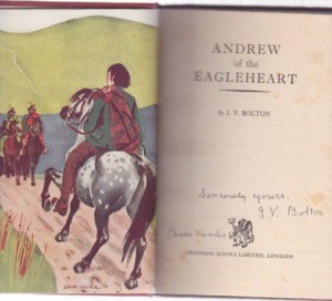 Andrew of the Eagleheart (SIGNED COPY)by: Bolton, I. V. (Ivy)