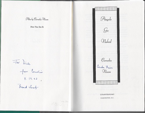 Angels Go Naked (SIGNED COPY)by: Nixon, Cornelia