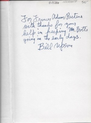 Best of Botts, The (SIGNED COPY)by: Upson, William Hazlett